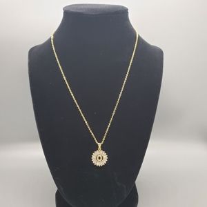 Initial Necklace for Women - Gold Stainless Steel